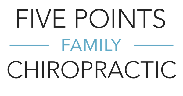 five points family chiropractic logo